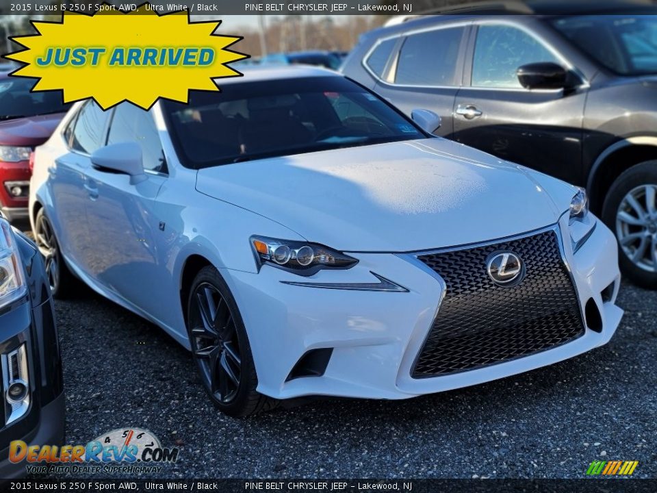 2015 Lexus IS 250 F Sport AWD Ultra White / Black Photo #1