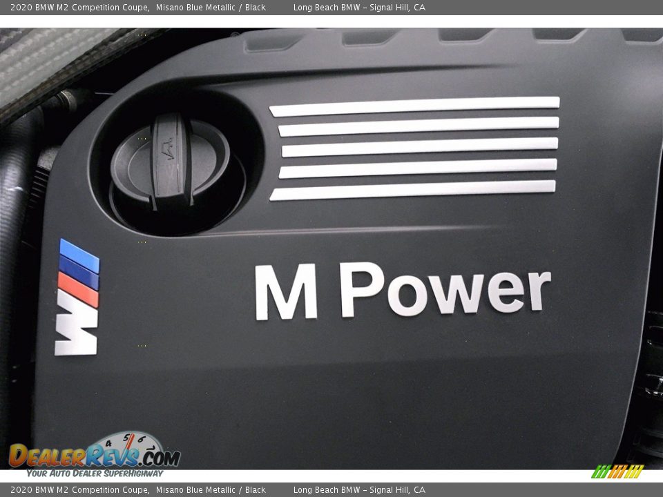 2020 BMW M2 Competition Coupe Misano Blue Metallic / Black Photo #11