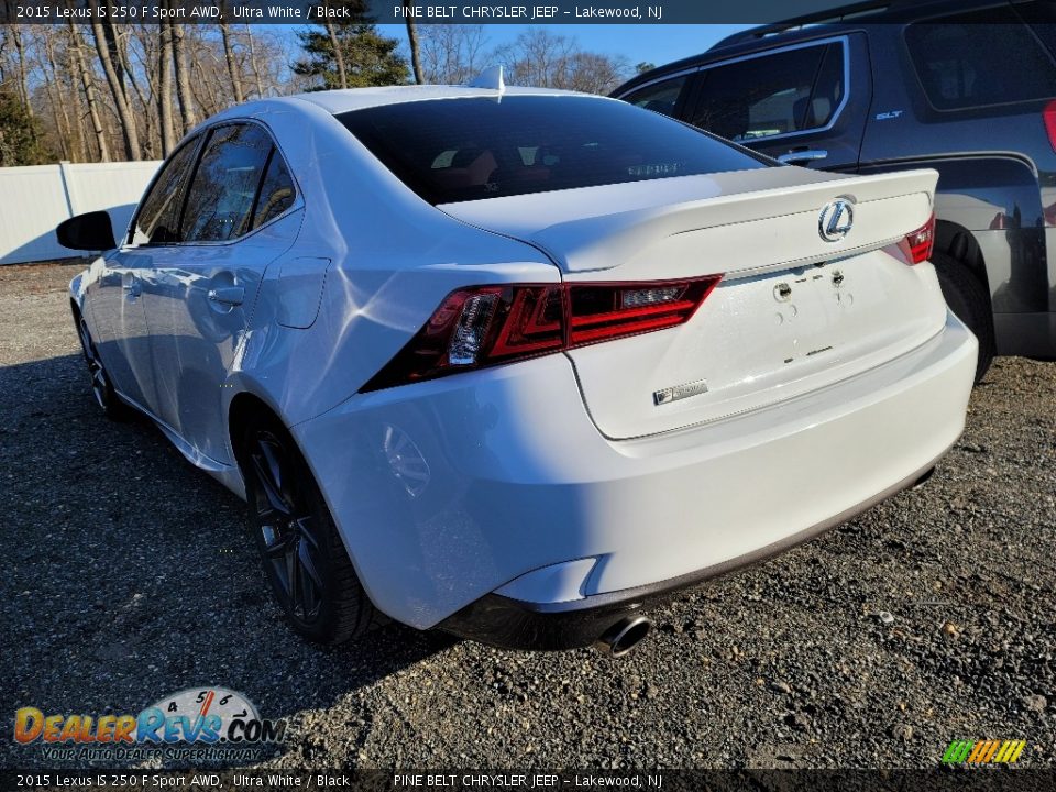 2015 Lexus IS 250 F Sport AWD Ultra White / Black Photo #3