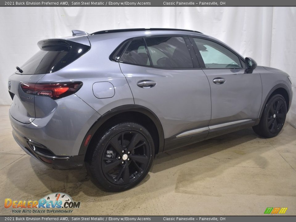 Satin Steel Metallic 2021 Buick Envision Preferred AWD Photo #2