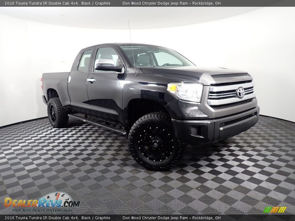 2016 Toyota Tundra SR Double Cab 4x4 Black / Graphite Photo #3