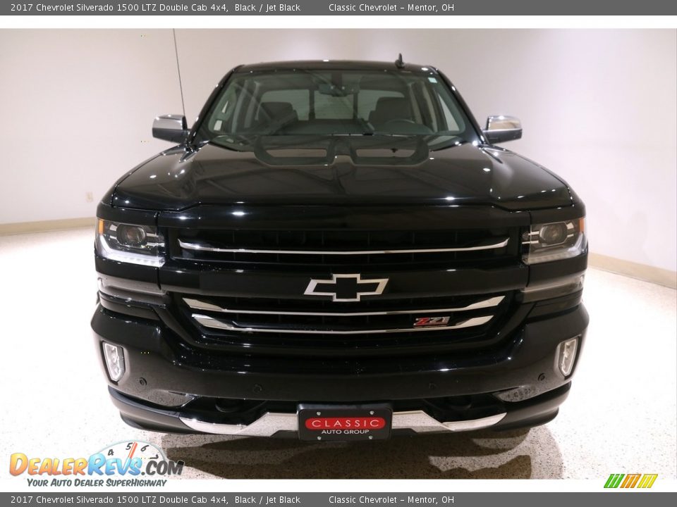 2017 Chevrolet Silverado 1500 LTZ Double Cab 4x4 Black / Jet Black Photo #2