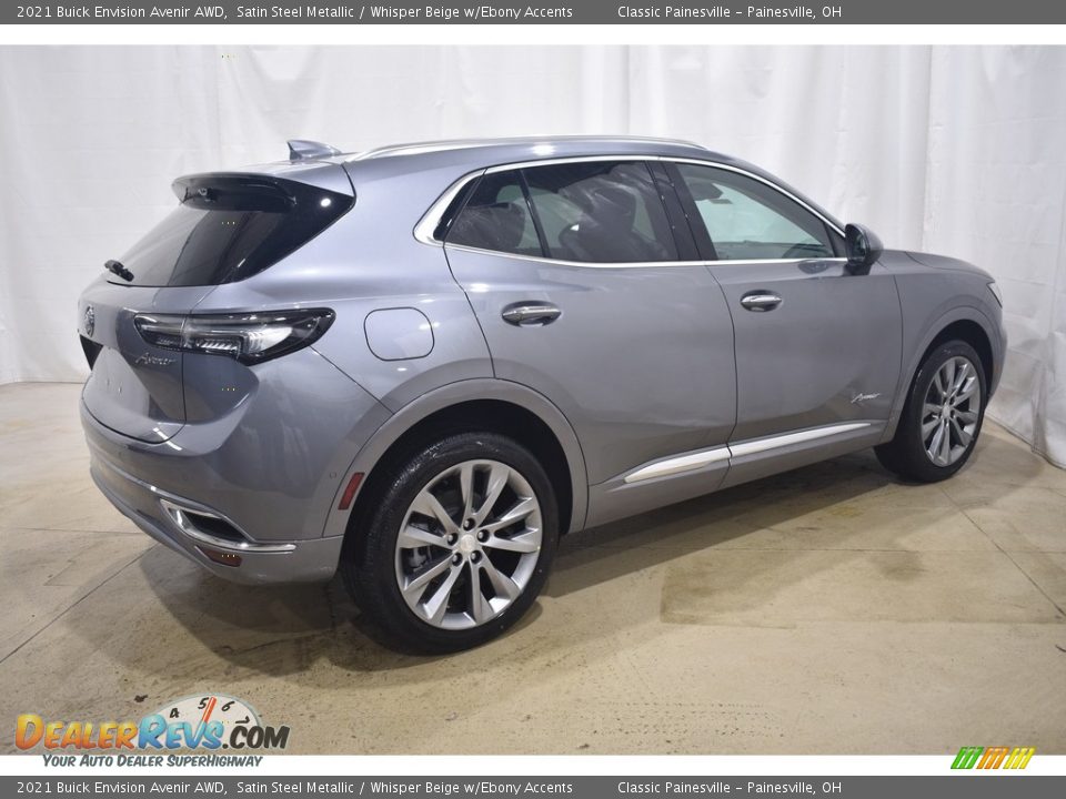 Satin Steel Metallic 2021 Buick Envision Avenir AWD Photo #2