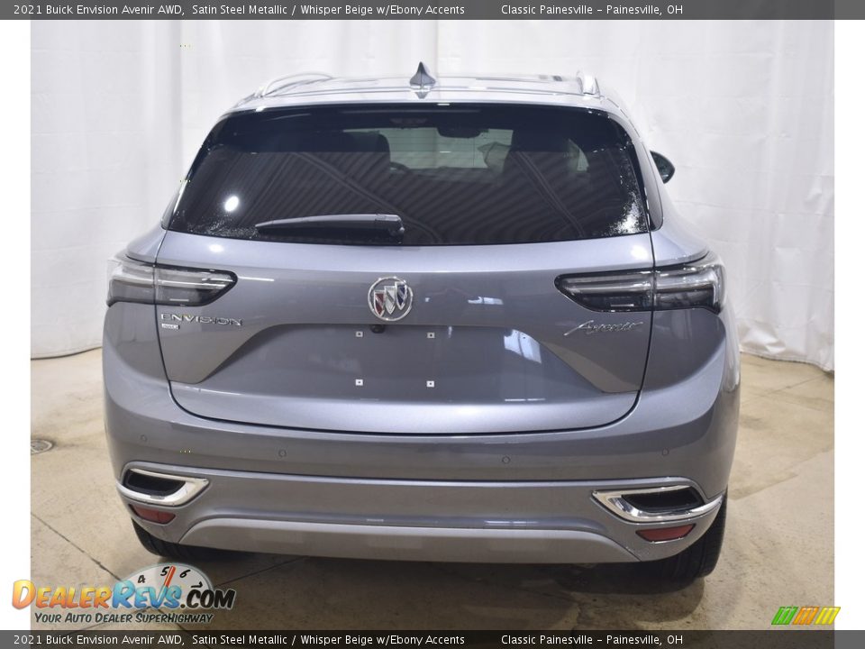 2021 Buick Envision Avenir AWD Satin Steel Metallic / Whisper Beige w/Ebony Accents Photo #3