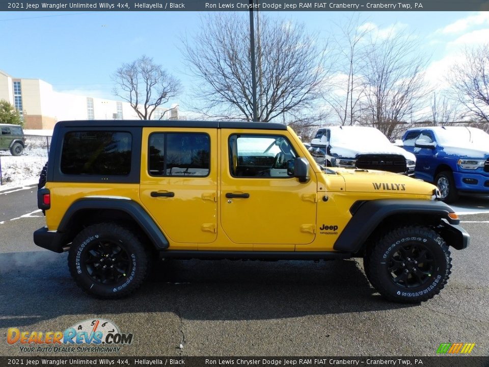 Hellayella 2021 Jeep Wrangler Unlimited Willys 4x4 Photo #4