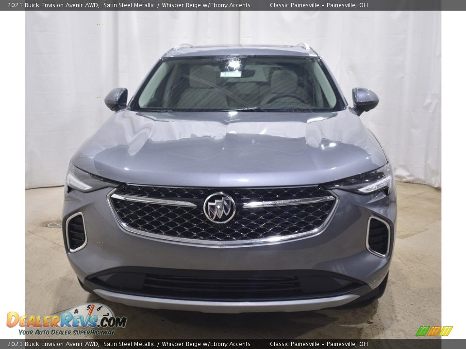 2021 Buick Envision Avenir AWD Satin Steel Metallic / Whisper Beige w/Ebony Accents Photo #4