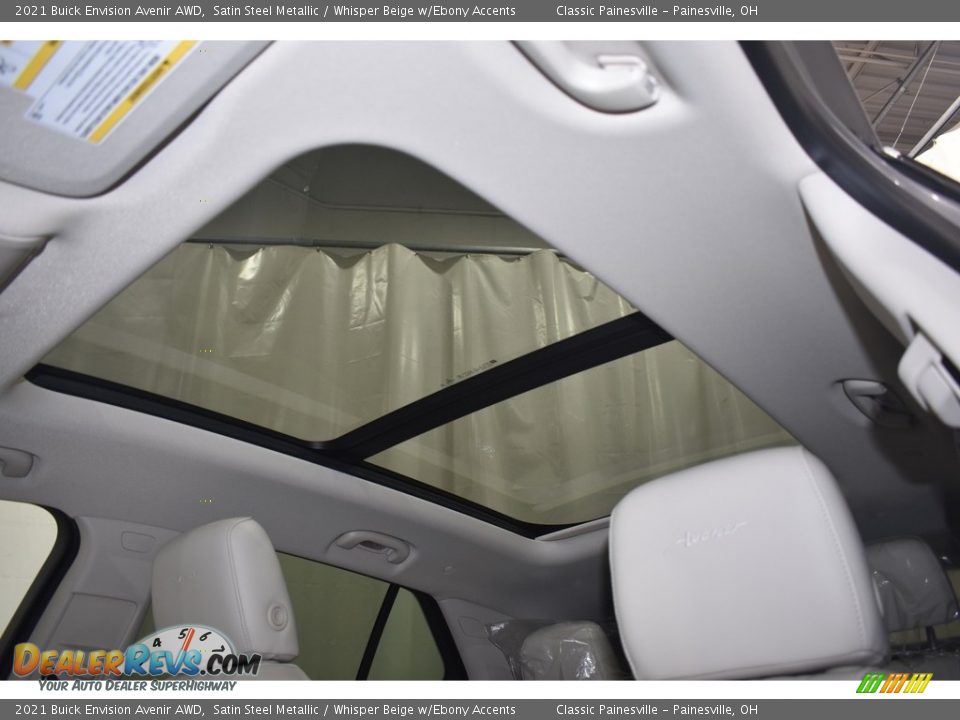 Sunroof of 2021 Buick Envision Avenir AWD Photo #6