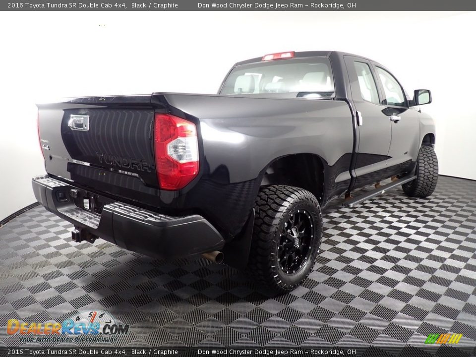 2016 Toyota Tundra SR Double Cab 4x4 Black / Graphite Photo #15