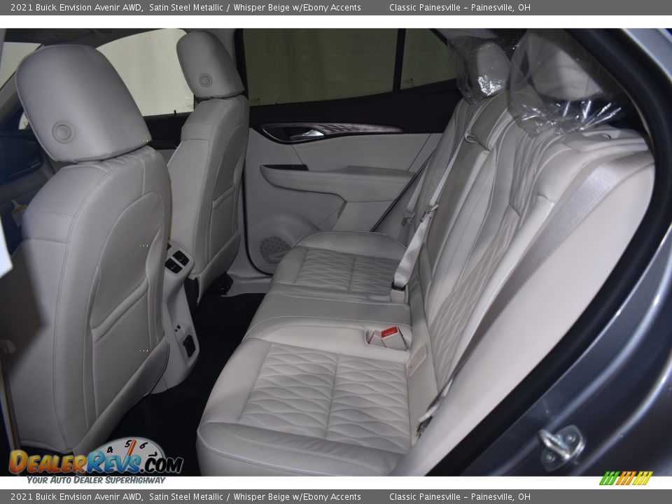 Rear Seat of 2021 Buick Envision Avenir AWD Photo #8