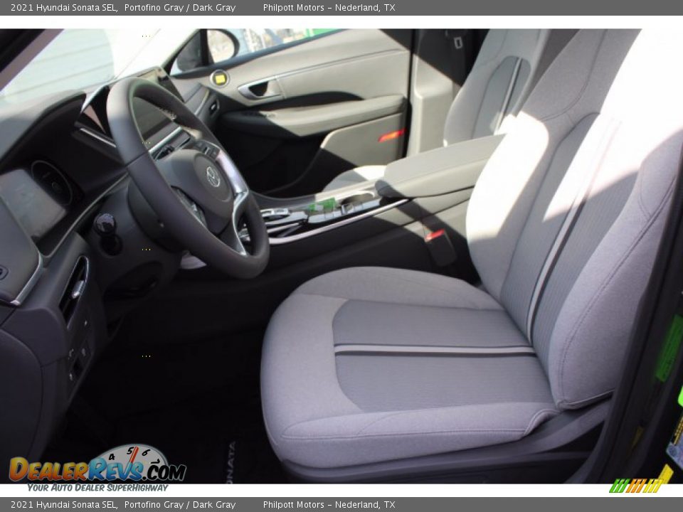 2021 Hyundai Sonata SEL Portofino Gray / Dark Gray Photo #10