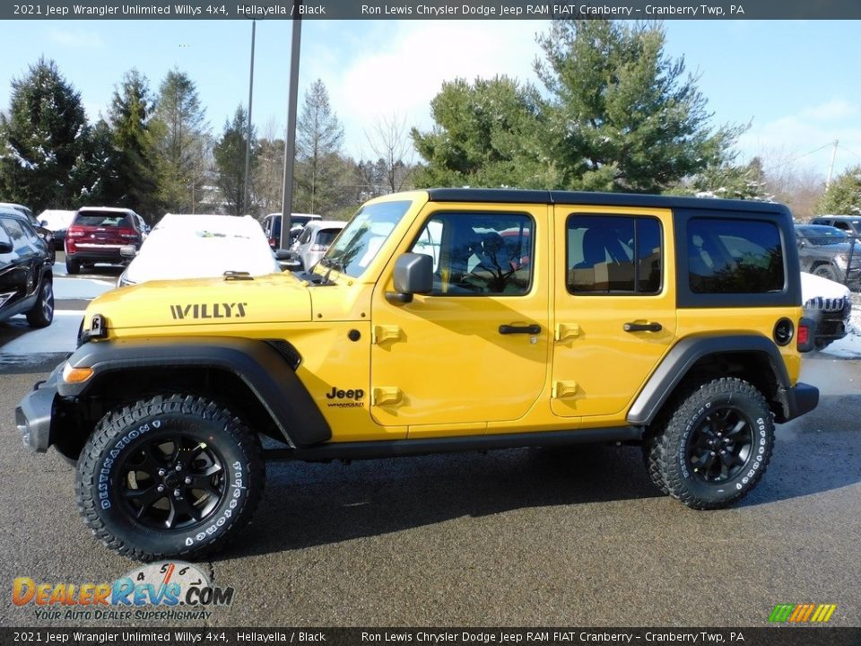 Hellayella 2021 Jeep Wrangler Unlimited Willys 4x4 Photo #9