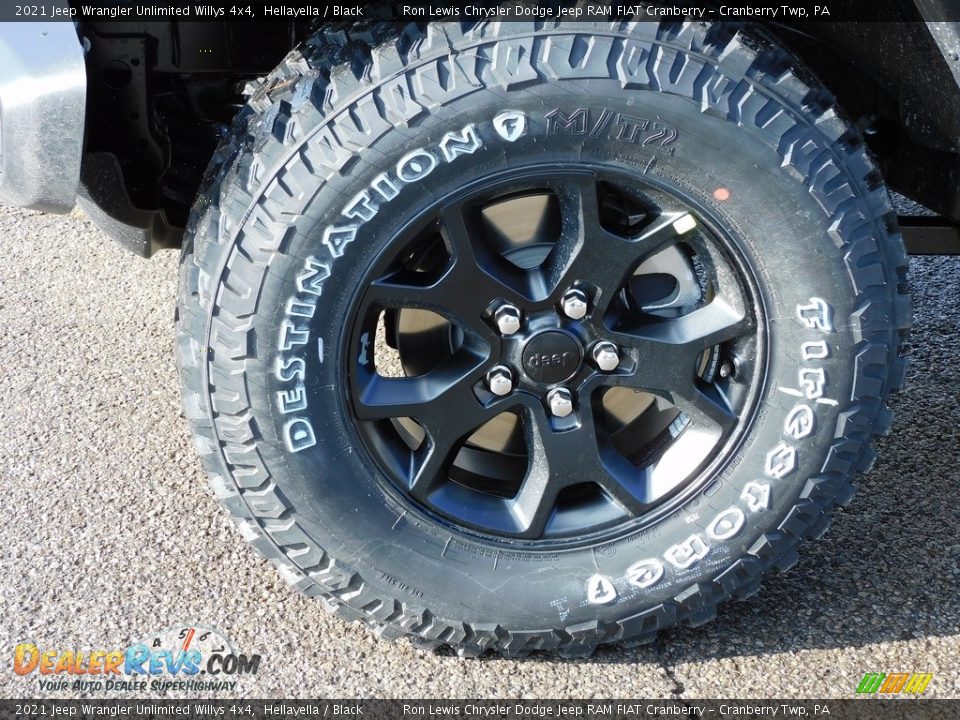 2021 Jeep Wrangler Unlimited Willys 4x4 Wheel Photo #10