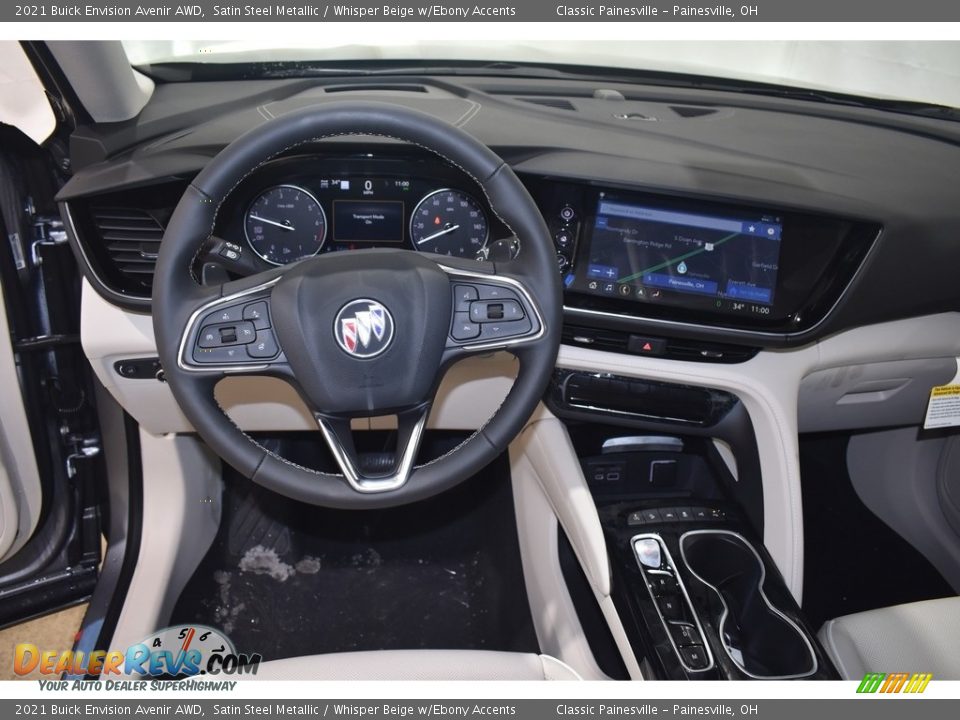 Dashboard of 2021 Buick Envision Avenir AWD Photo #11