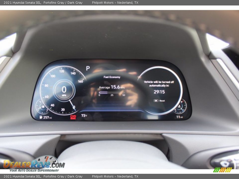 2021 Hyundai Sonata SEL Portofino Gray / Dark Gray Photo #13