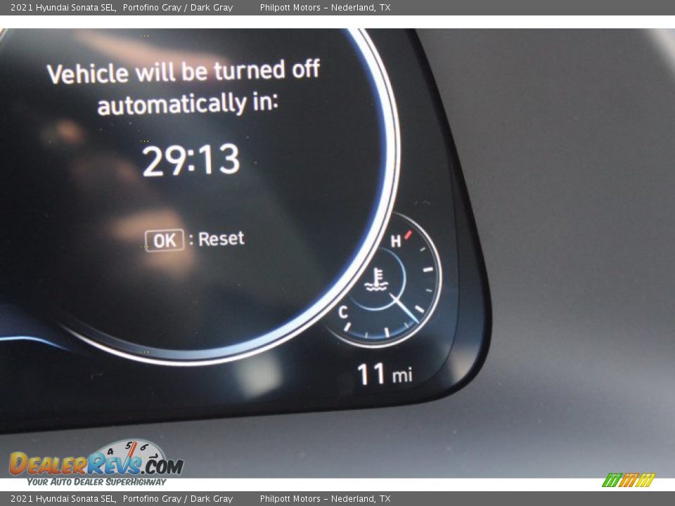 2021 Hyundai Sonata SEL Portofino Gray / Dark Gray Photo #14