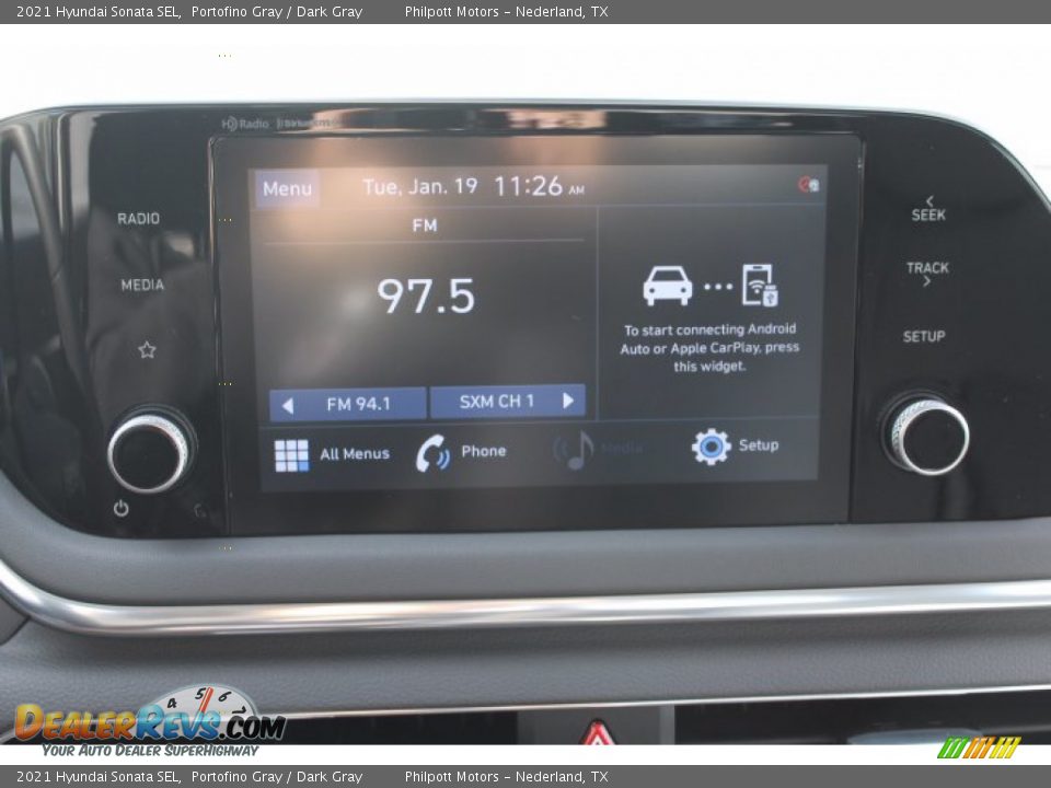 2021 Hyundai Sonata SEL Portofino Gray / Dark Gray Photo #15