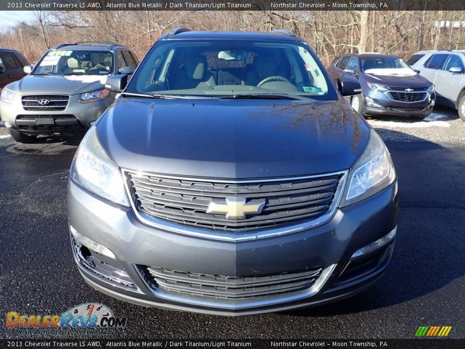 2013 Chevrolet Traverse LS AWD Atlantis Blue Metallic / Dark Titanium/Light Titanium Photo #6