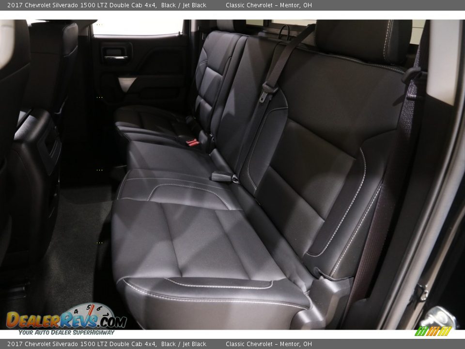 2017 Chevrolet Silverado 1500 LTZ Double Cab 4x4 Black / Jet Black Photo #19