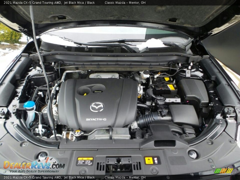 2021 Mazda CX-5 Grand Touring AWD Jet Black Mica / Black Photo #8