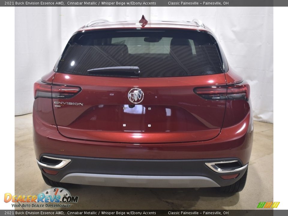 2021 Buick Envision Essence AWD Cinnabar Metallic / Whisper Beige w/Ebony Accents Photo #3