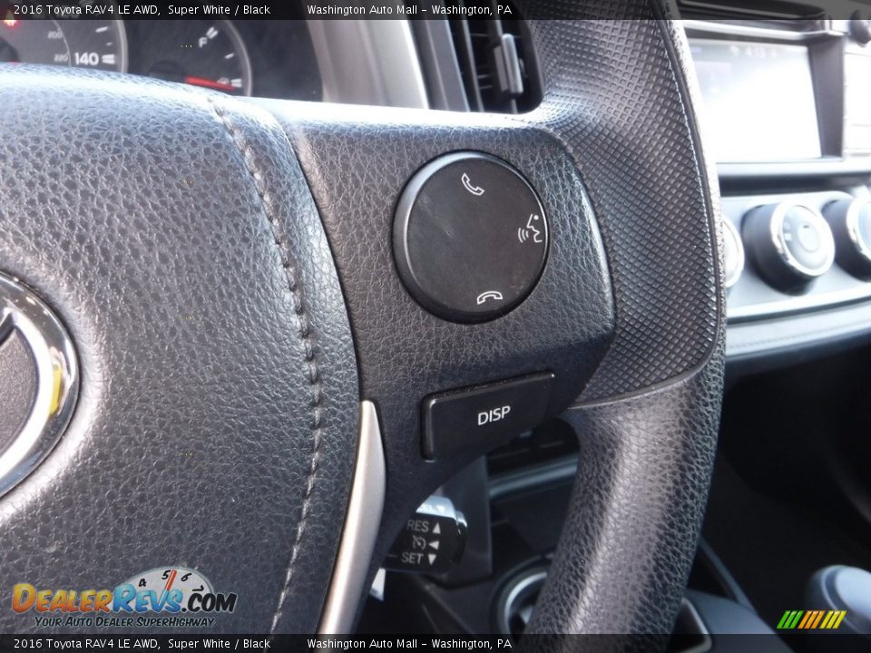 2016 Toyota RAV4 LE AWD Super White / Black Photo #7