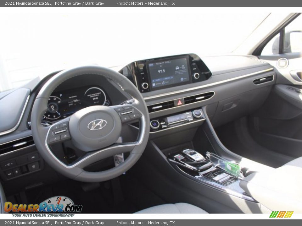 2021 Hyundai Sonata SEL Portofino Gray / Dark Gray Photo #21