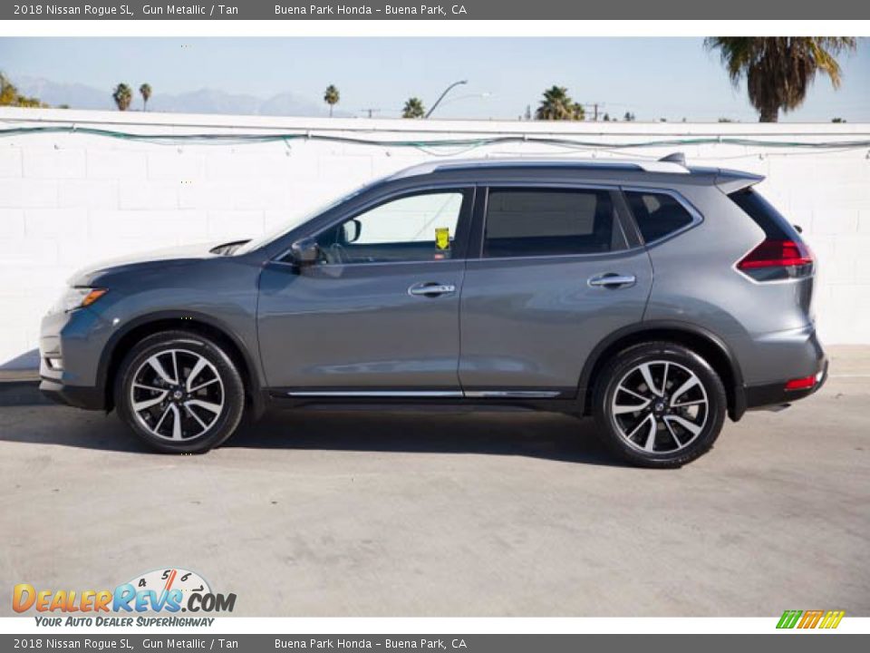 Gun Metallic 2018 Nissan Rogue SL Photo #8