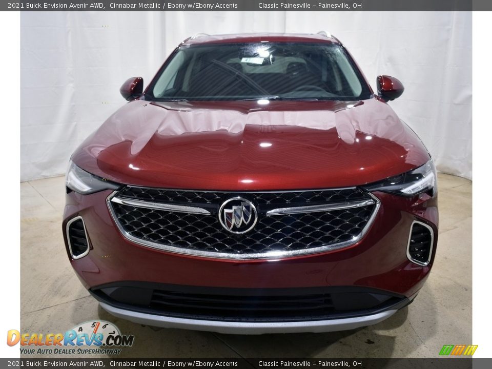 2021 Buick Envision Avenir AWD Cinnabar Metallic / Ebony w/Ebony Accents Photo #4