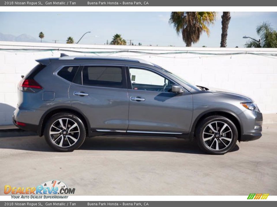 Gun Metallic 2018 Nissan Rogue SL Photo #10