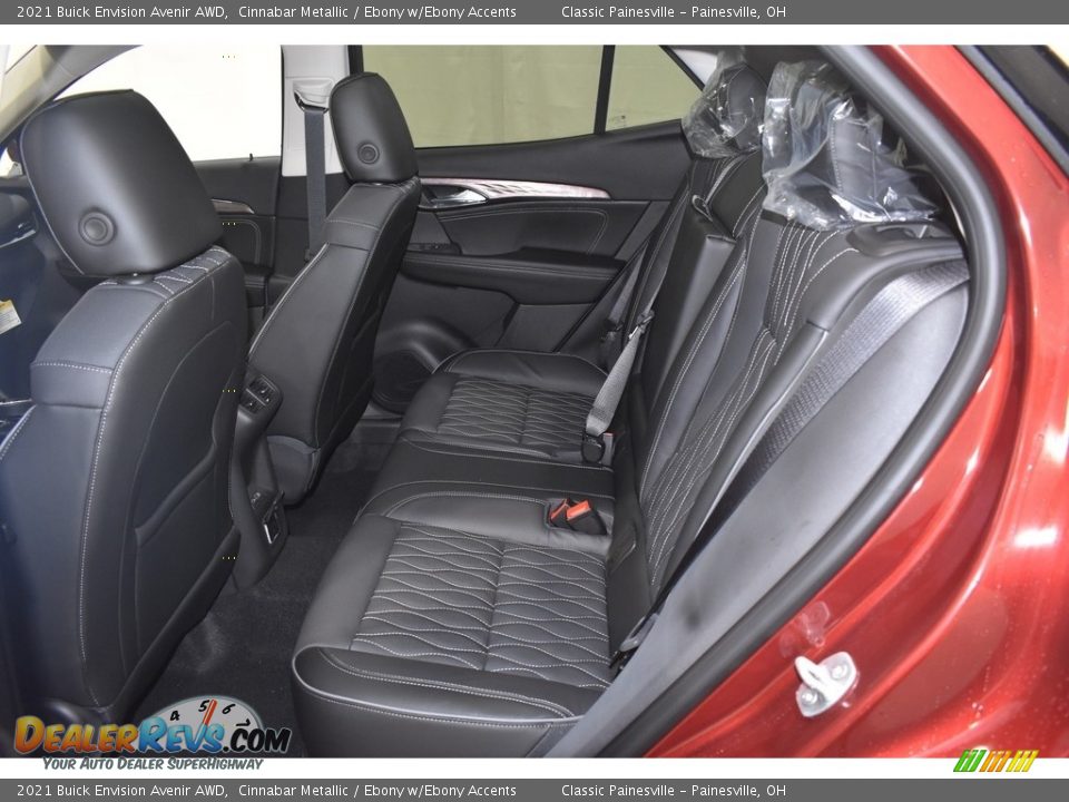Rear Seat of 2021 Buick Envision Avenir AWD Photo #8