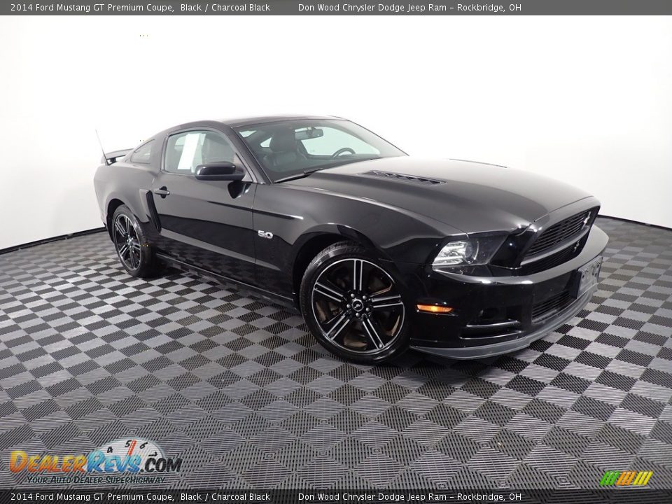 2014 Ford Mustang GT Premium Coupe Black / Charcoal Black Photo #4