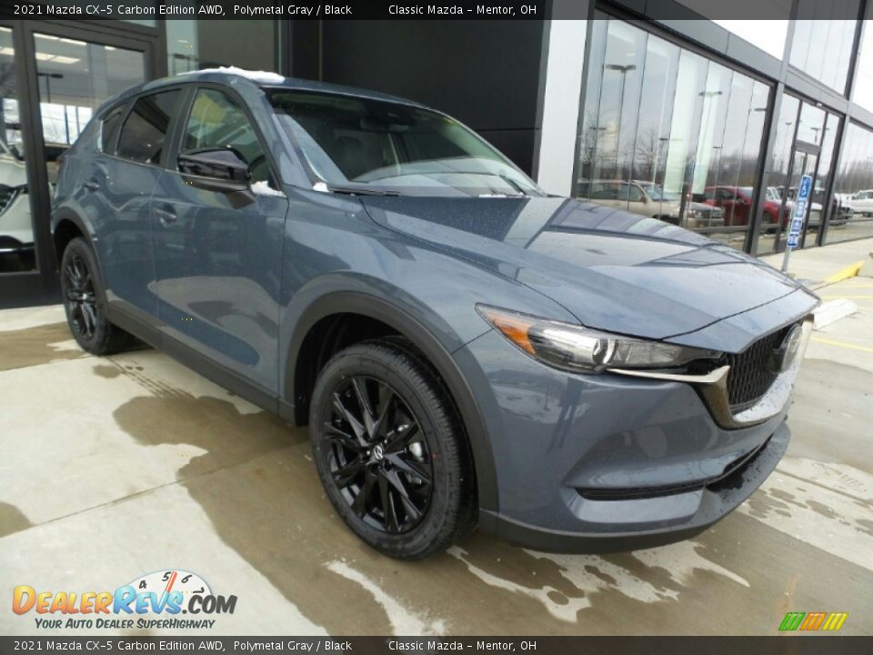 2021 Mazda CX-5 Carbon Edition AWD Polymetal Gray / Black Photo #1