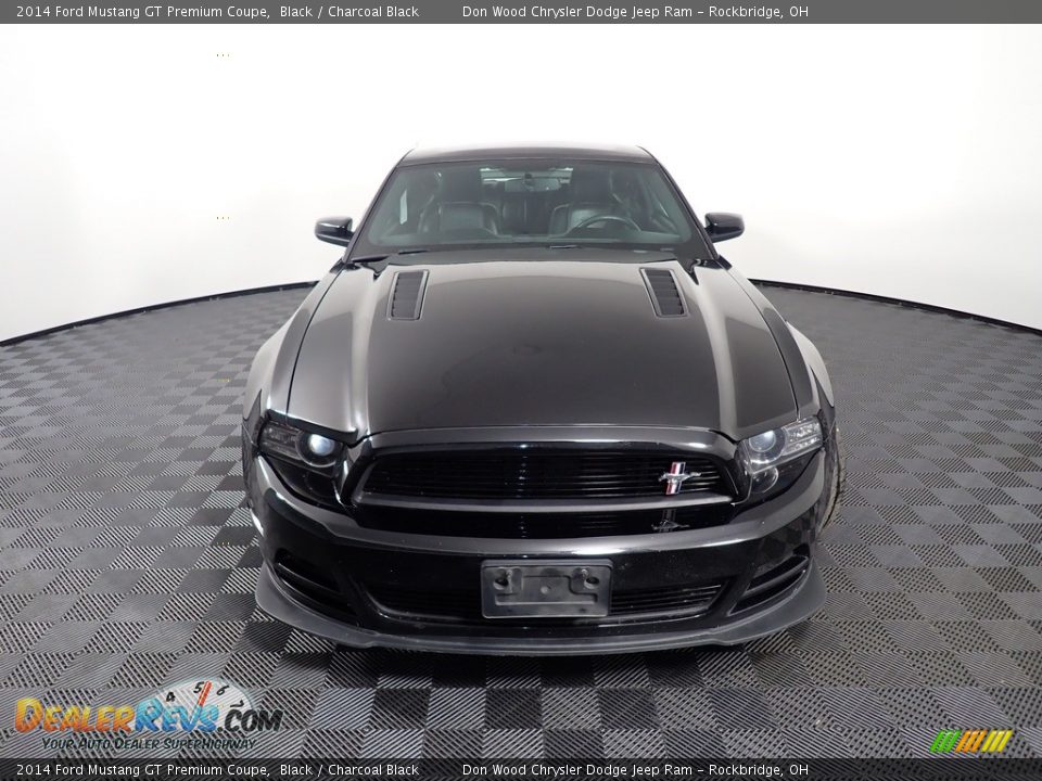 2014 Ford Mustang GT Premium Coupe Black / Charcoal Black Photo #6