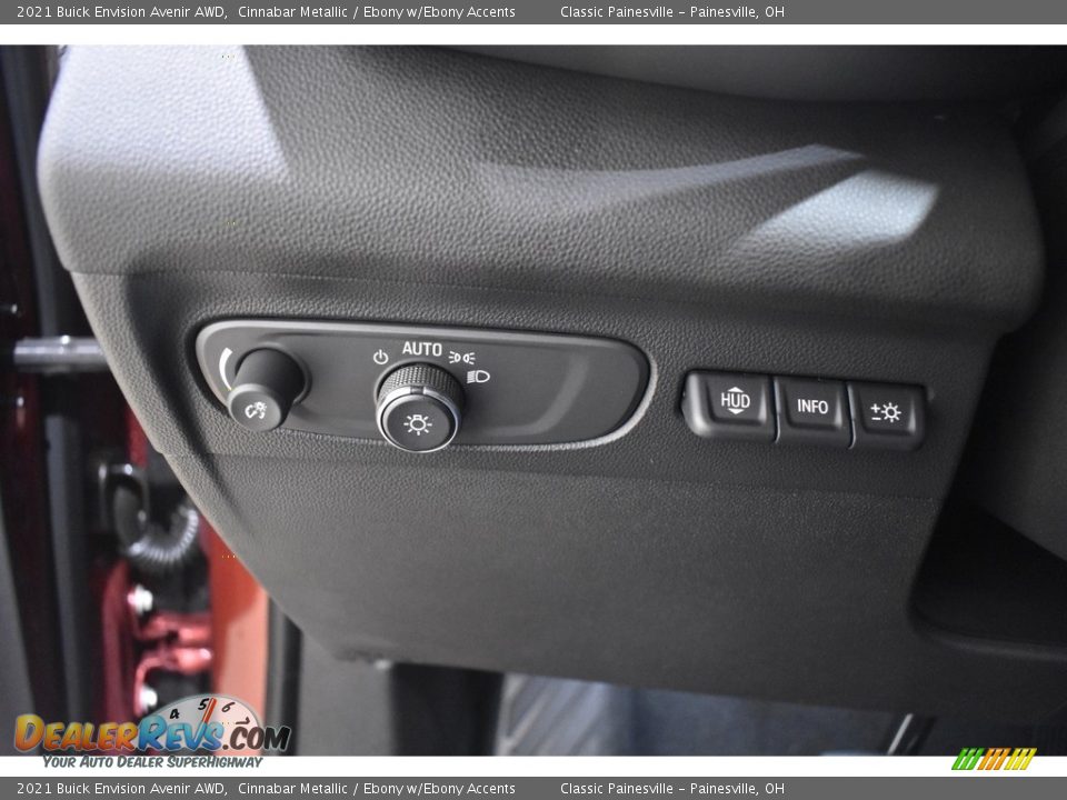 2021 Buick Envision Avenir AWD Cinnabar Metallic / Ebony w/Ebony Accents Photo #11