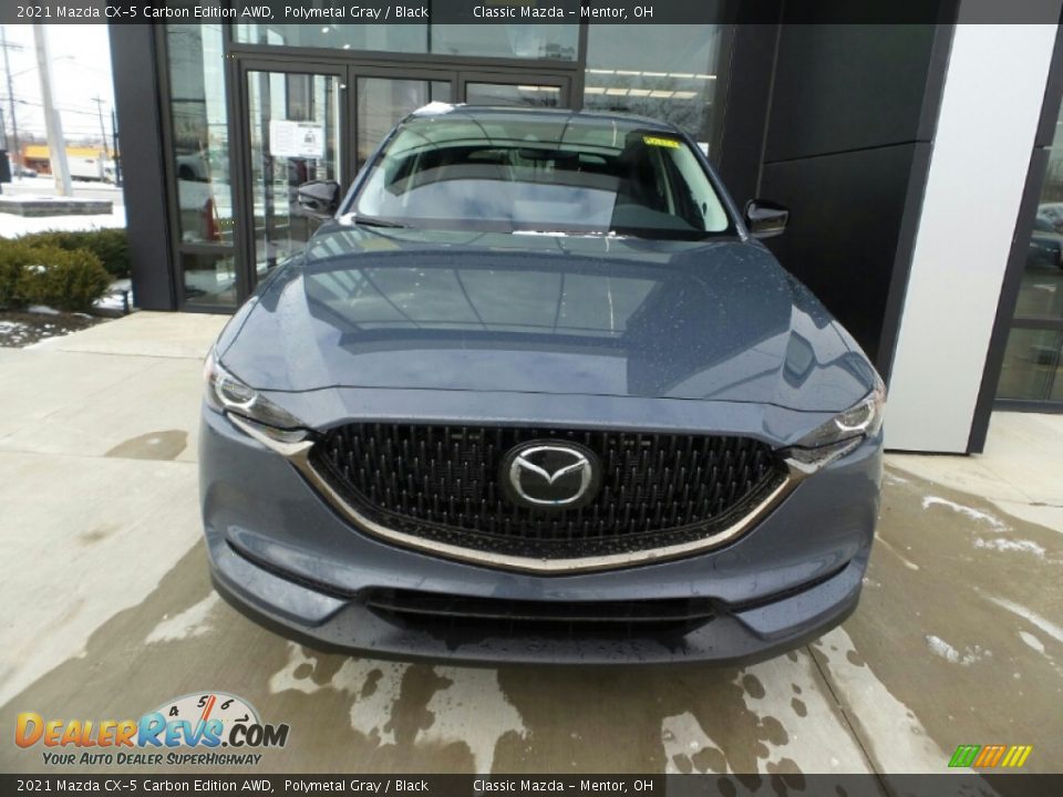 2021 Mazda CX-5 Carbon Edition AWD Polymetal Gray / Black Photo #2