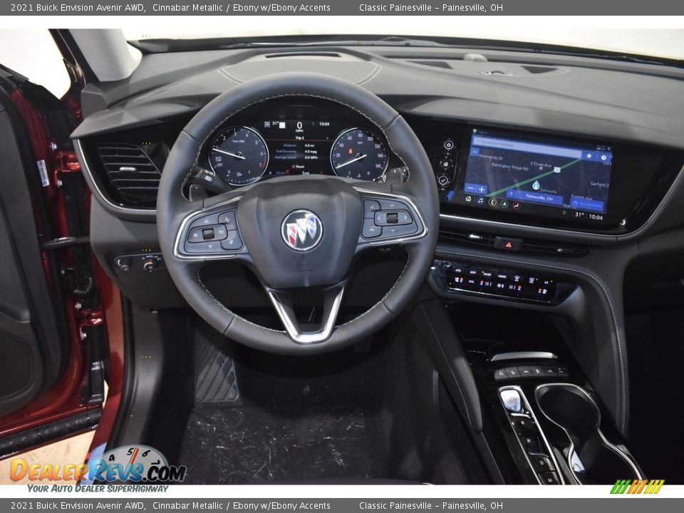 2021 Buick Envision Avenir AWD Cinnabar Metallic / Ebony w/Ebony Accents Photo #12