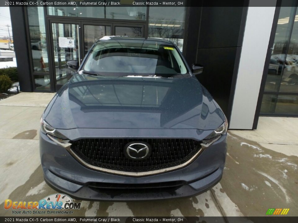 2021 Mazda CX-5 Carbon Edition AWD Polymetal Gray / Black Photo #3
