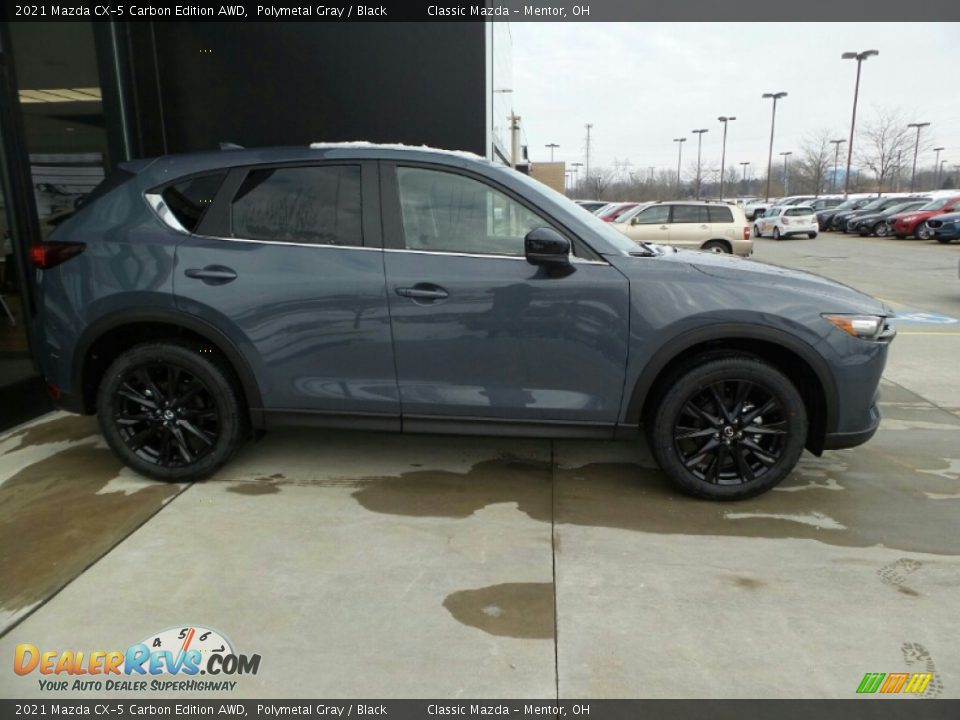 2021 Mazda CX-5 Carbon Edition AWD Polymetal Gray / Black Photo #4