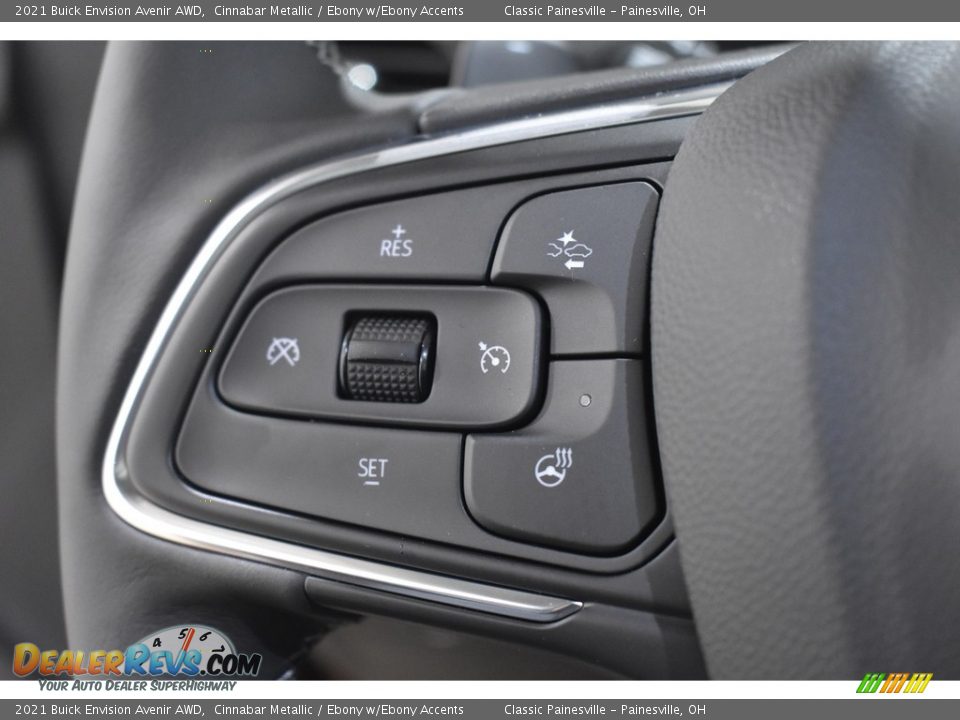 2021 Buick Envision Avenir AWD Cinnabar Metallic / Ebony w/Ebony Accents Photo #16