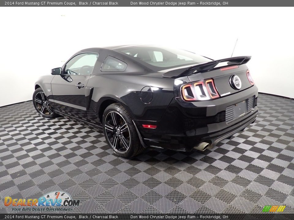 2014 Ford Mustang GT Premium Coupe Black / Charcoal Black Photo #12