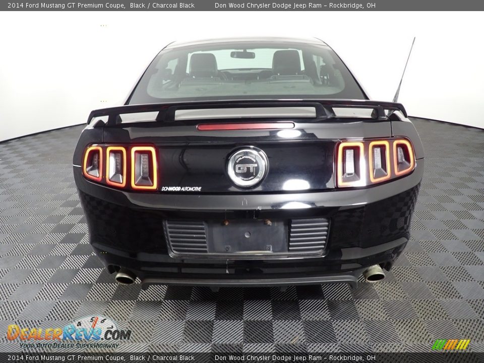 2014 Ford Mustang GT Premium Coupe Black / Charcoal Black Photo #13
