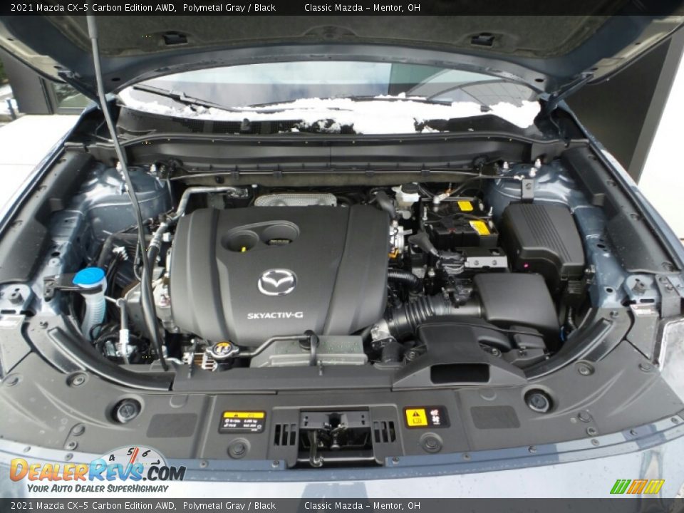 2021 Mazda CX-5 Carbon Edition AWD Polymetal Gray / Black Photo #9