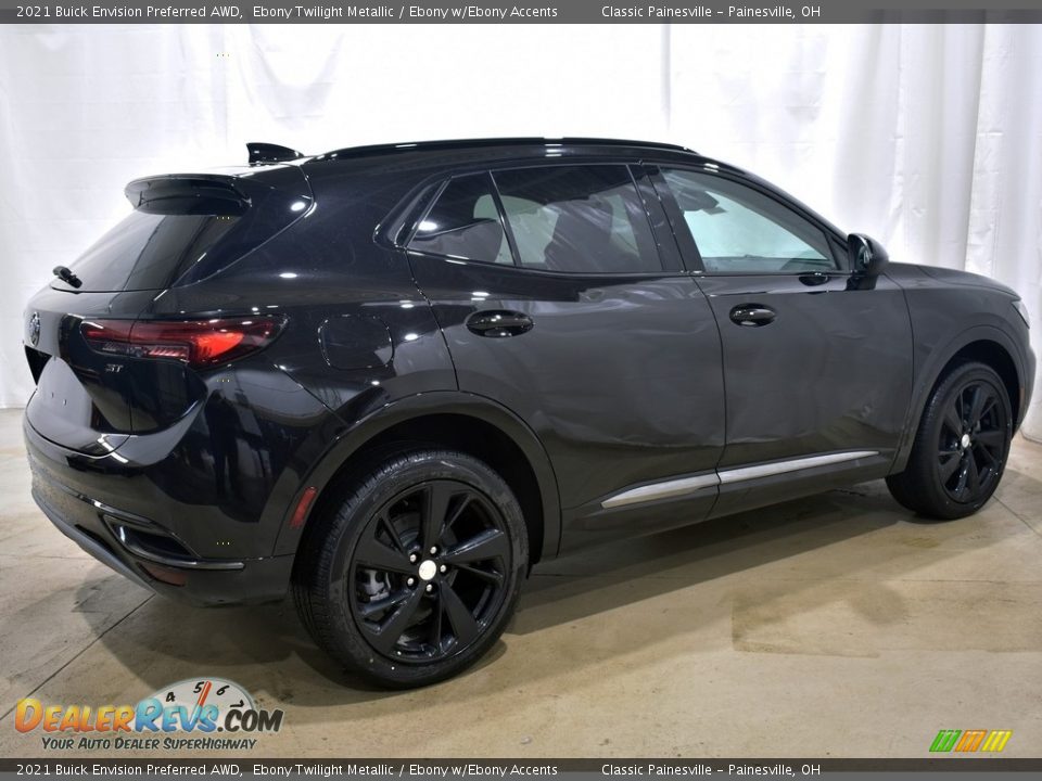 Ebony Twilight Metallic 2021 Buick Envision Preferred AWD Photo #2