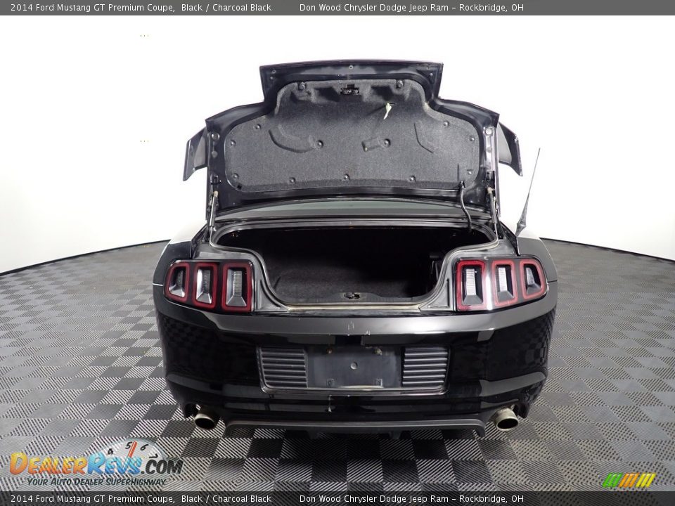 2014 Ford Mustang GT Premium Coupe Black / Charcoal Black Photo #14