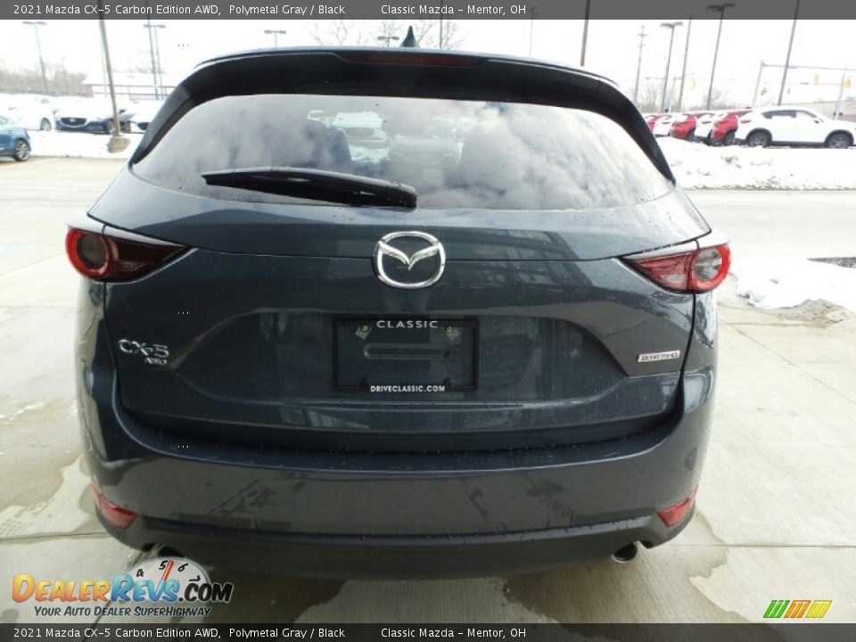 2021 Mazda CX-5 Carbon Edition AWD Polymetal Gray / Black Photo #10
