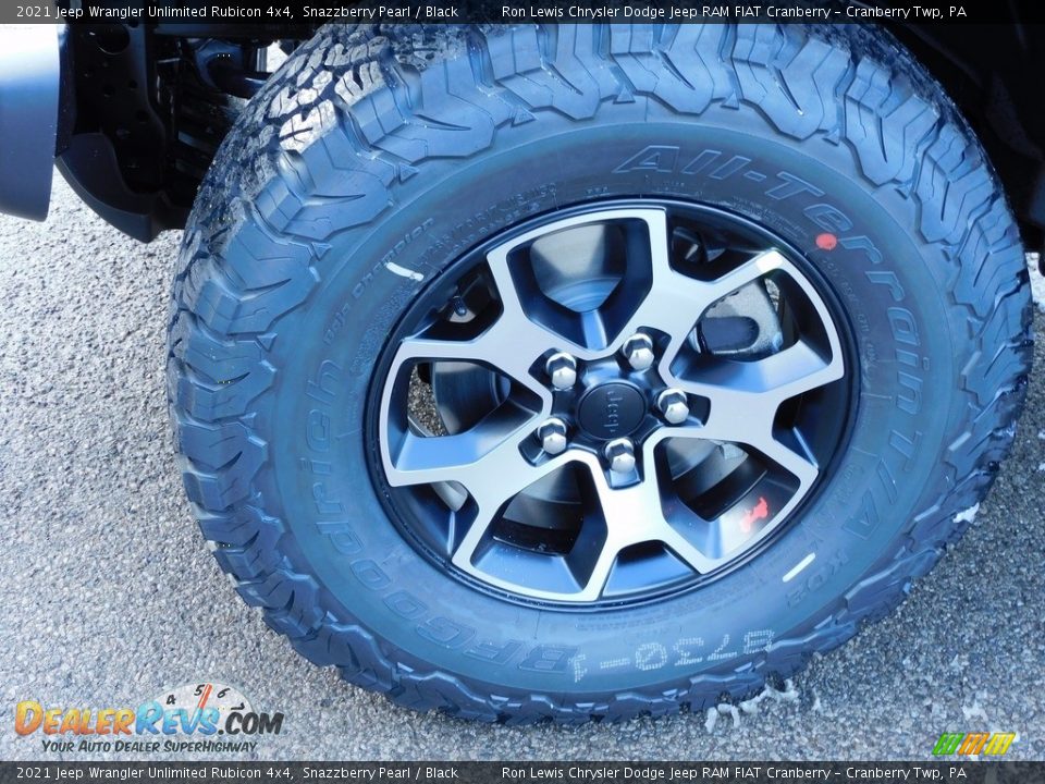 2021 Jeep Wrangler Unlimited Rubicon 4x4 Snazzberry Pearl / Black Photo #10