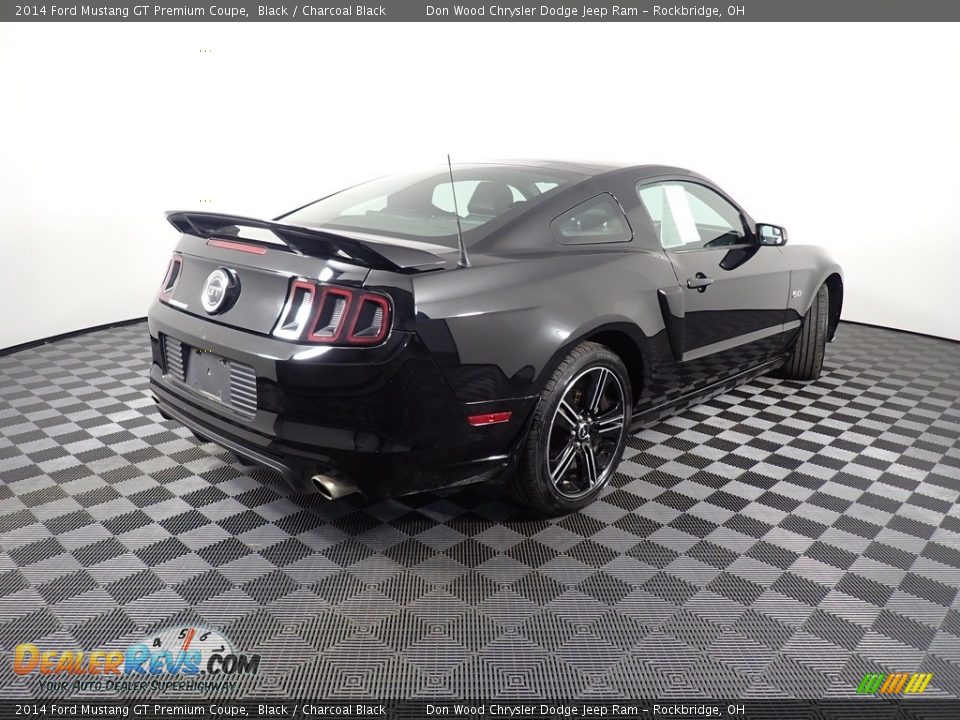 2014 Ford Mustang GT Premium Coupe Black / Charcoal Black Photo #16