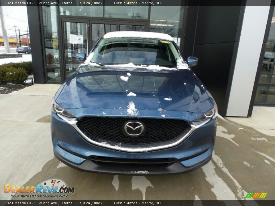 2021 Mazda CX-5 Touring AWD Eternal Blue Mica / Black Photo #2