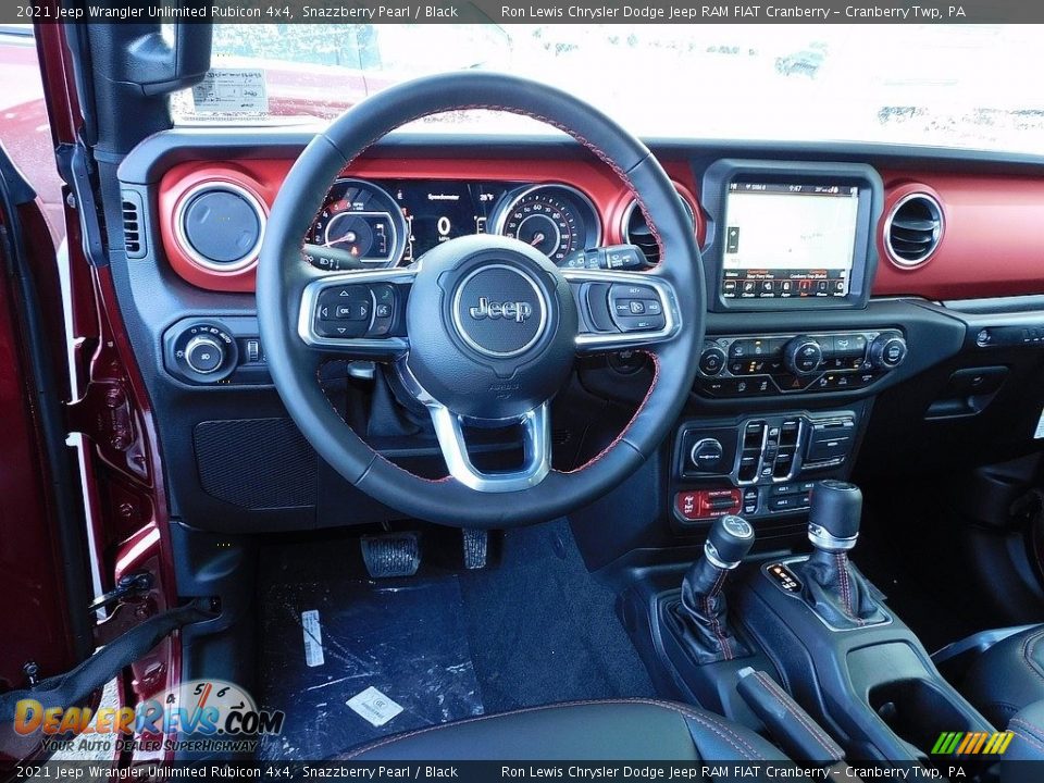 2021 Jeep Wrangler Unlimited Rubicon 4x4 Snazzberry Pearl / Black Photo #13