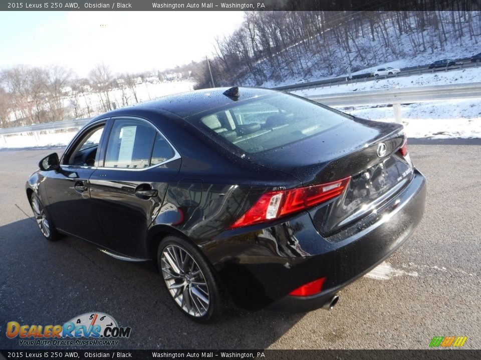 2015 Lexus IS 250 AWD Obsidian / Black Photo #13